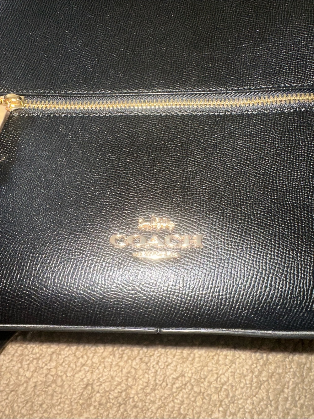 NEVER USED- Coach Jordyn Backpack in Black Leather with C Design - Picture 10 of 15